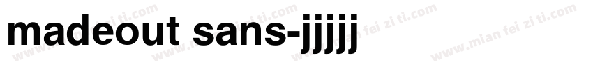 madeout sans字体转换